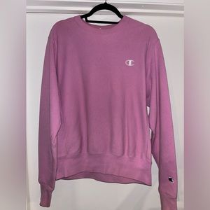 Bubblegum pink champion crewneck